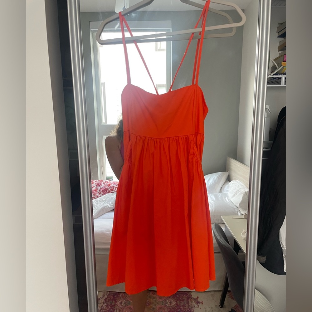 Orange ShopFancyBoutique Strappy Dress